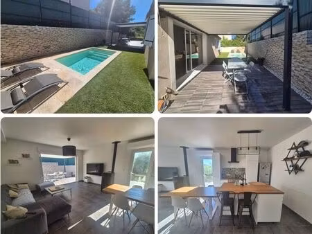 maison récente de plain-pied - 74m2 - dpe a - piscine - aucun travaux
