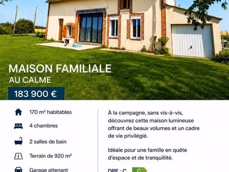 maison 6 pièces 170m2