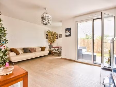 suresnes belvédère - appartement 60m² + 34m² jardin à louer meublé
