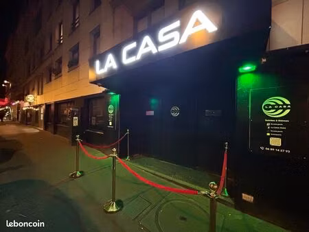 discothèque - boite de nuit - type p - fond de commerce
