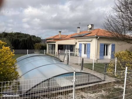 à mirepoix – charmante maison familiale rénovée avec jardin  piscine et sous sol total