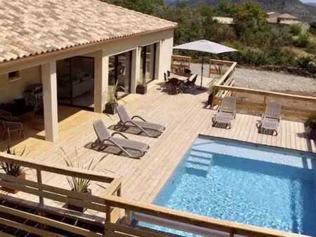 les vans – villa récente 105 m² avec piscine  vue exceptionnelle et revenus locatifs