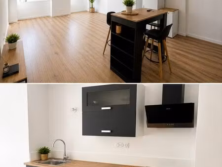 à louer  tournon appartement t2 meublé  entièrement refait à neuf
