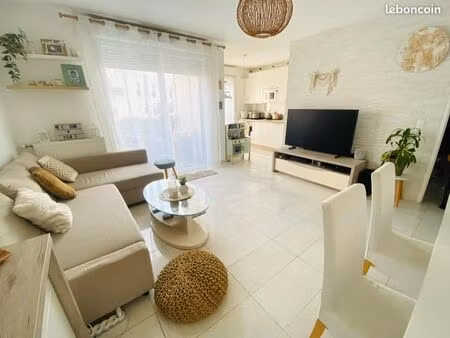 3 pièces 61 m² – résidence windsor – balcon sud – dpe a – parking