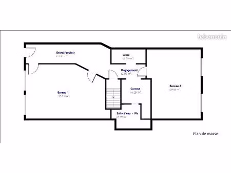 bureaux 105 m² paris