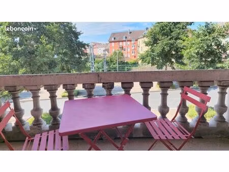 f1 bis 28m² meublé  rénové  décoré  équipé  terrasse + cave