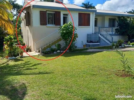 villa f2 meublée dans un cadre verdoyant