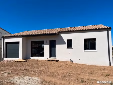 villeneuve-minervois - projet de construction sur-mesure - mode paiement unique : 5% à la 