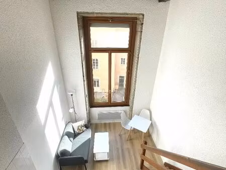 beau t1bis meublé  28m2  type canut  lumineux  au calme