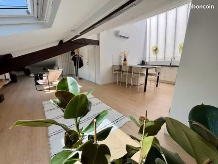 appartement rénové sous les toits  entre gare et centre ville