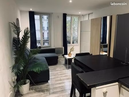 studio meublé - 22m2 - paris 3eme