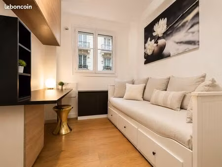 studio meublé rénové – victor hugo / dauphine – calme absolu – 700 cc