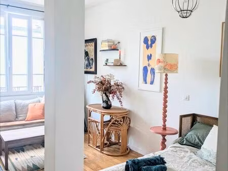 location longue durée appartement 27m² meublé mouzaïa - buttes chaumont