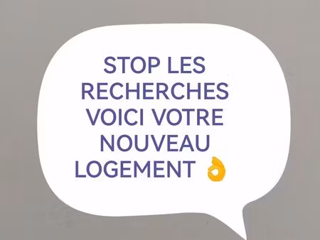 f2 libre meublé proche gare