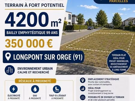 terrains longpont sur orge