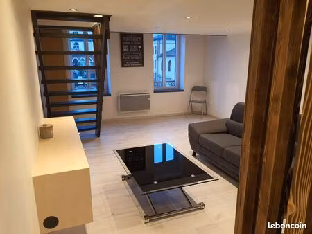 à louer – duplex t2 55 m² meublé – pamiers – libre au 05/07/2026