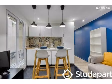 chambre 1 pièce 27 m²