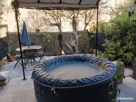 beau t3 meublée clôturé