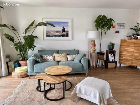 beau t3 meublé 65 m² + balcon 10 m² + box fermé — jean-macé  lyon 7e