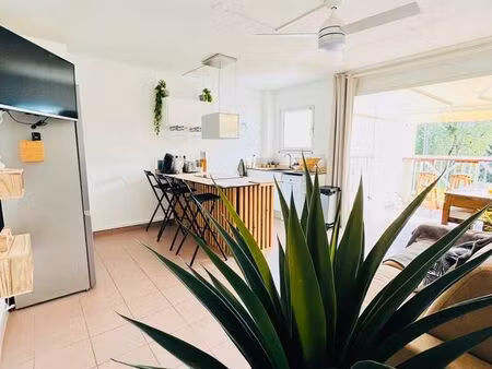 duplex t4 meublé rénové avec piscine - le diamant