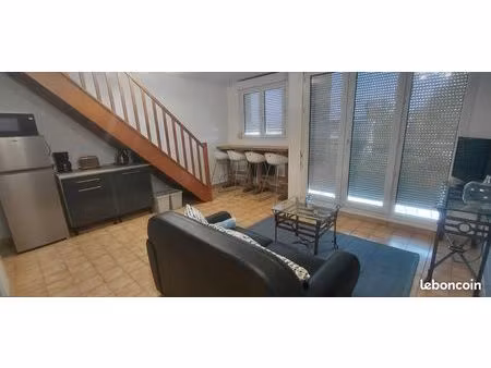 duplex t2 meublé