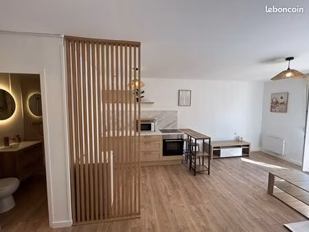 studio 30m² avec terrasse et parking