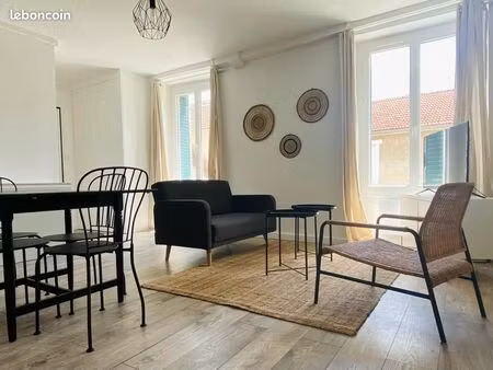appartement meublé - 3p - 50 75 m²