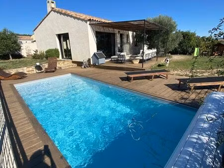 maison - villa plain-pied avec piscine – vue dégagée – sans vis-à-vis