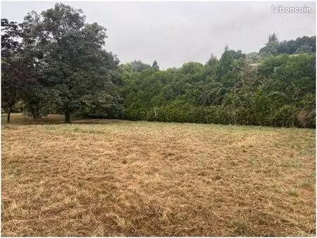 terrain 769 m² ruelle sur touvre