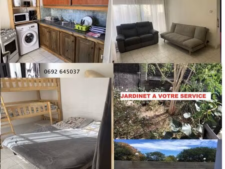 f2 meublé rdc  saint-denis  libre 20 juillet 990 euros dans le quartier de la trinité 3 en