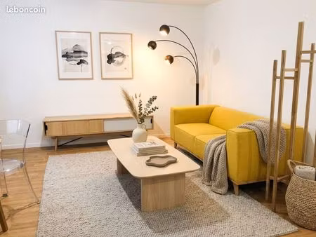 f4 86m² face station avec terrasse - 8 min chatelet (2 arrêts)