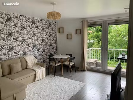 grand studio meublé avec balcon entièrement équipé