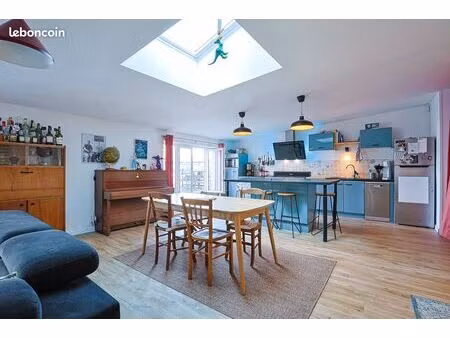 100 m2 plein pied atypique de 4 pièces
