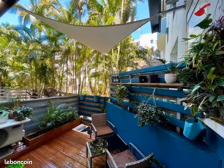 t2 rez-de-jardin 60 m² avec jardin privatif – sainte-clotilde
