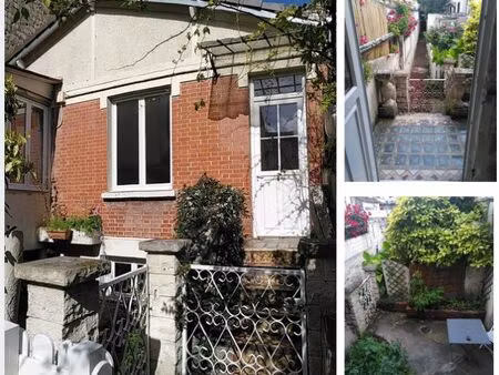 maison avec cour à 2 pas du métro mairie d'aubervilliers