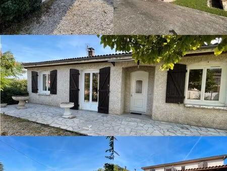 maison familiale de plain pied avec sous-sol complet et terrain constructible