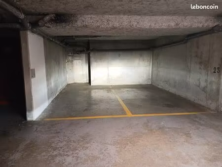 place de parking souterrain non boxable