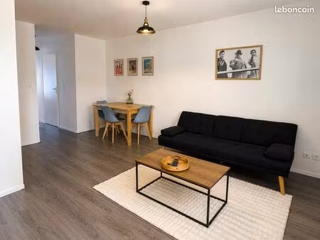 appartement t2 meublé 44 m² – eau + internet inclus