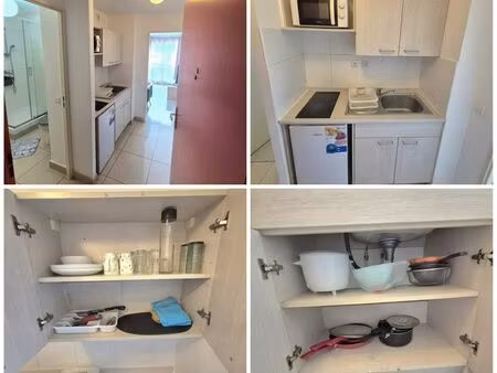 studio meublé 23 m² — à 80 m de l'université de la réunion