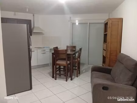 loue appartement f2 meublé - ste marie -750