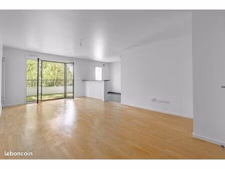 coup de coeur - suresnes - 3p traversant sur jardins paysagers  calme absolu dans résidenc