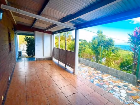 maison f4 avec jardin et 3 parkings - piton st-leu