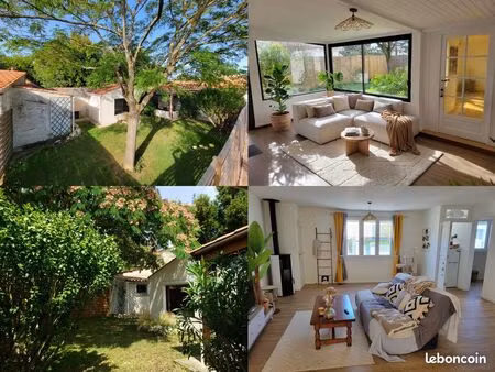l’houmeau   10min à pied de la mer  charmante maison 92m2 avec jardin  2 chambres  1 espac
