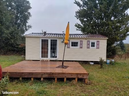 terrain constructible 1 535 m² avec mobil-home 6 couchages – eymet (dordogne)