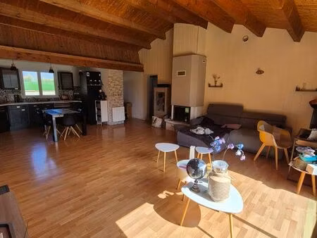 ? maison plain-pied 104 m² – 3 ch – garage 35 m² – briques – 5 min mer