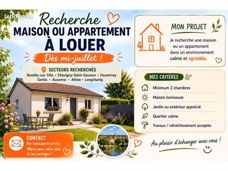 recherche maisons appartement