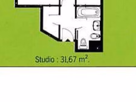 grand studio de standing avec terrasse