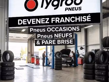 devenez franchisé tygroo pneus occasions/neufs et pare brise