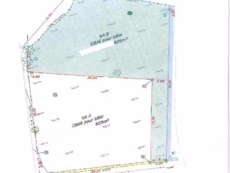 terrain 823 m² grosley-sur-risle
