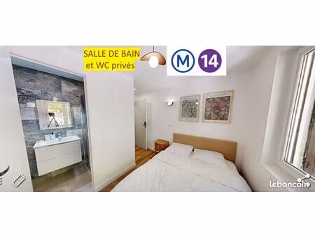 coliving meublé neuf kremlin bicètre – metro 14